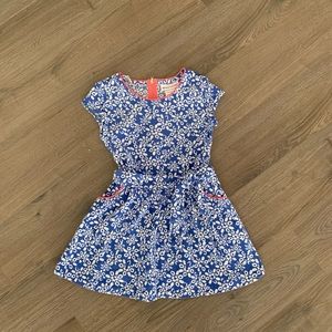 Girls American Girl Corduroy blue dress.